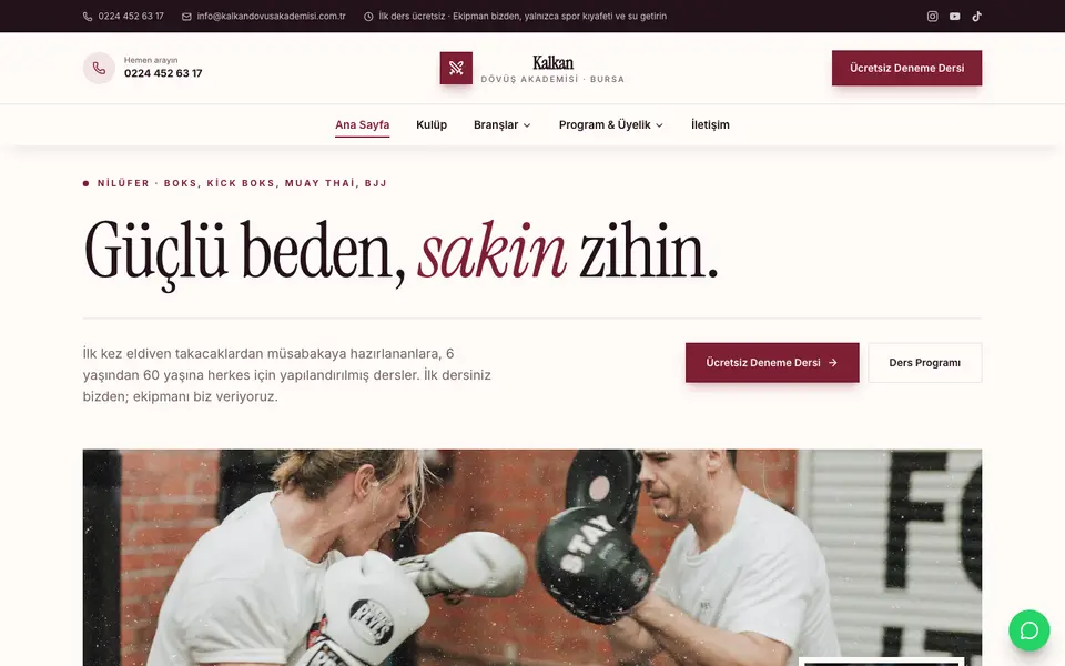 Dövüş Sanatları · Gazete şablonu