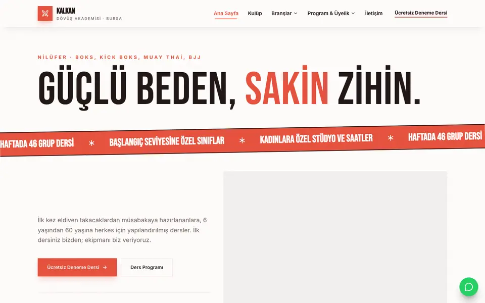 Dövüş Sanatları · Poster şablonu