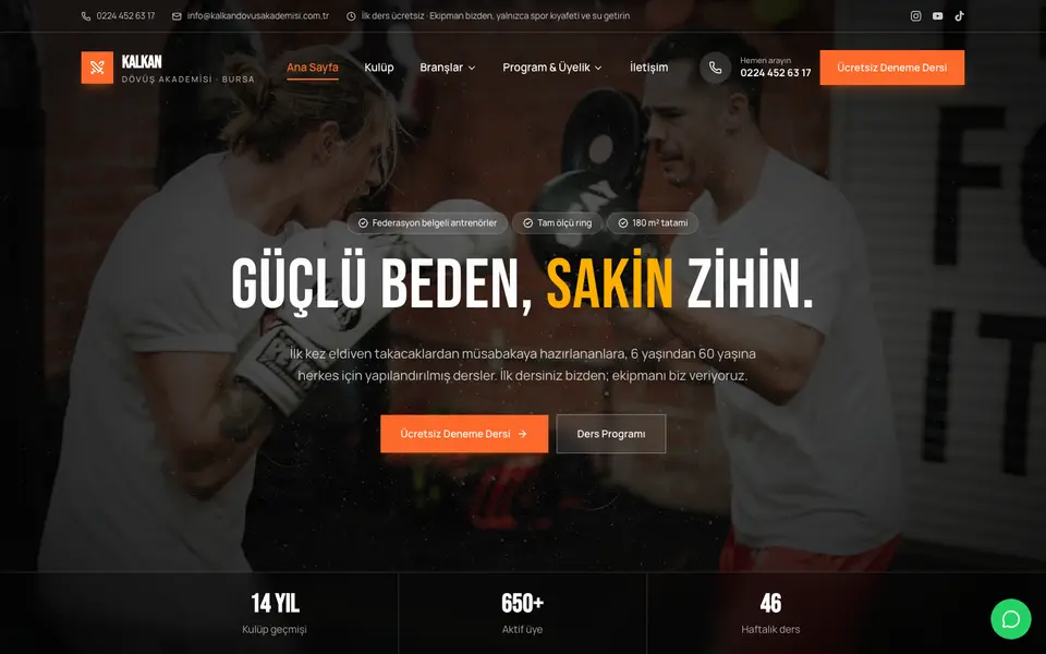 Dövüş Sanatları · Sinema şablonu
