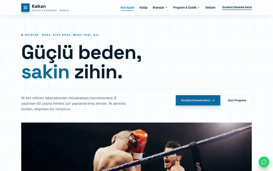 Dövüş Sanatları · Teknik şablonu