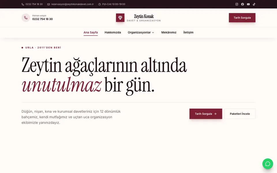 Düğün & Organizasyon · Gazete şablonu
