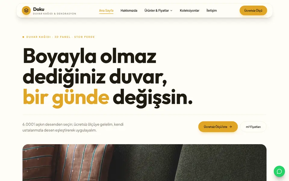 Duvar Kağıdı & Dekorasyon · Canlı şablonu