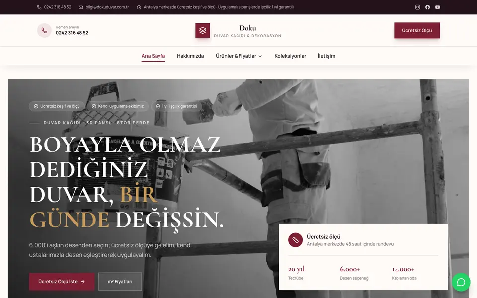 Duvar Kağıdı & Dekorasyon · Elit şablonu