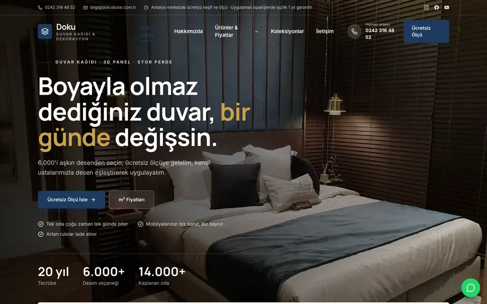 Duvar Kağıdı & Dekorasyon · Kurumsal şablonu
