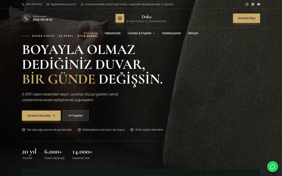 Duvar Kağıdı & Dekorasyon · Lüks şablonu