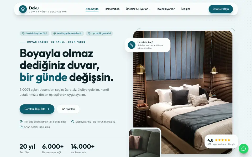 Duvar Kağıdı & Dekorasyon · Modern şablonu