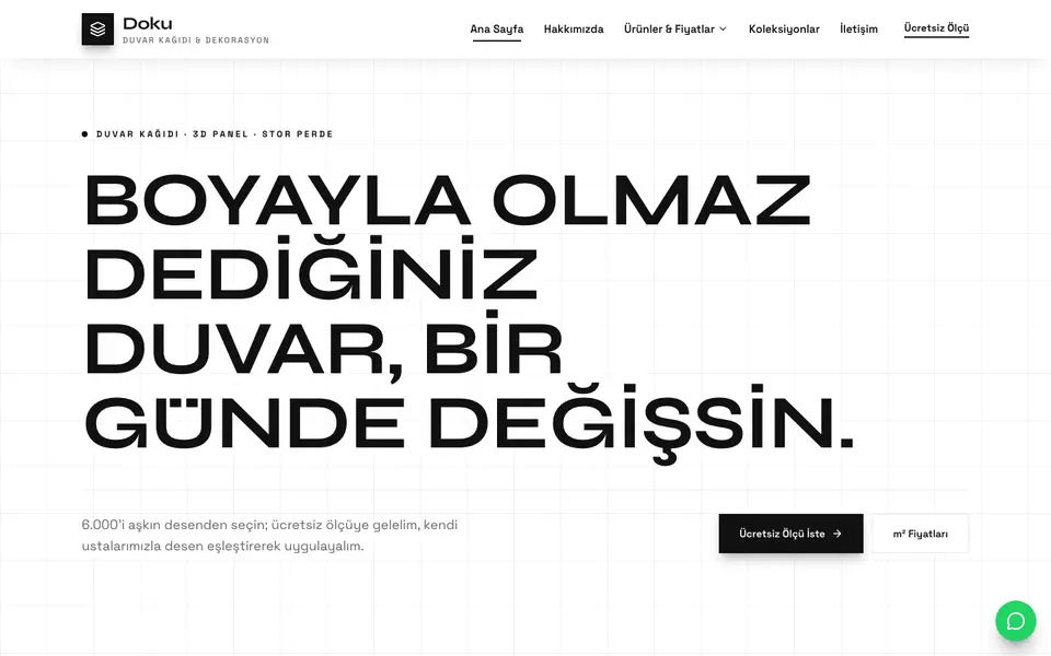 Duvar Kağıdı & Dekorasyon · Monokrom şablonu