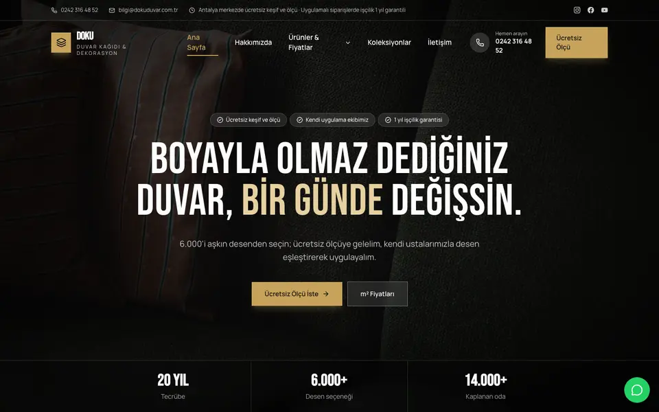 Duvar Kağıdı & Dekorasyon · Sinema şablonu