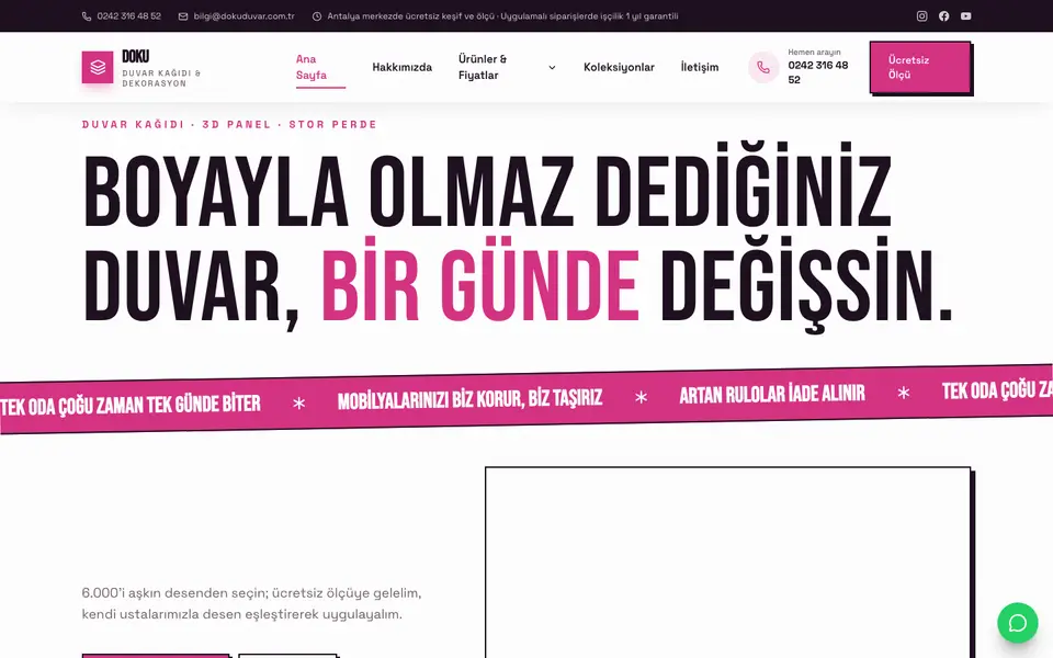 Duvar Kağıdı & Dekorasyon · Sokak şablonu