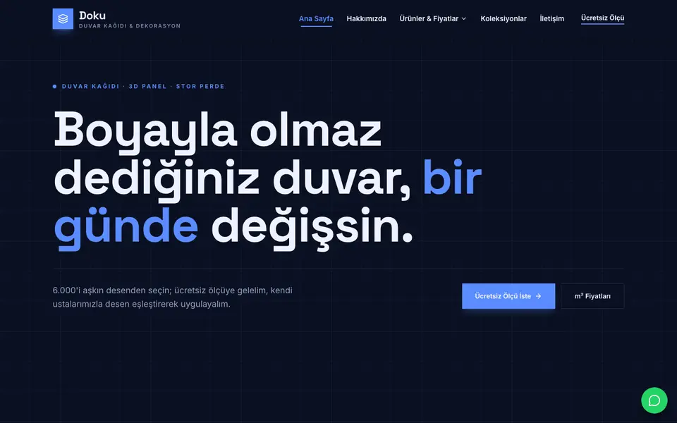 Duvar Kağıdı & Dekorasyon · Teknik şablonu