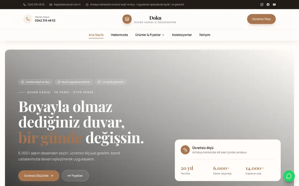 Duvar Kağıdı & Dekorasyon · Zarif şablonu