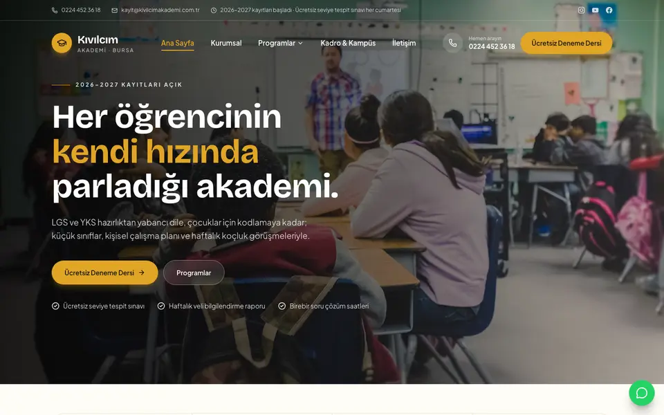 Eğitim Kurumu · Mozaik şablonu