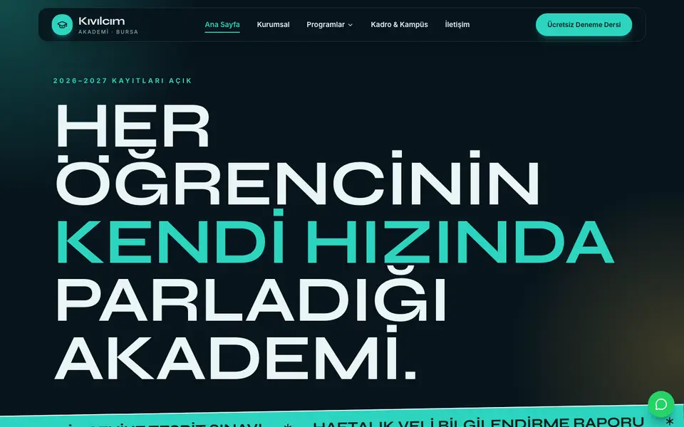 Eğitim Kurumu · Neon şablonu