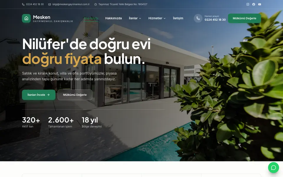 Emlak Ofisi · Klasik şablonu