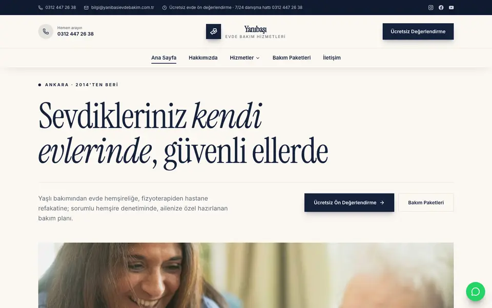 Evde Bakım · Gazete şablonu