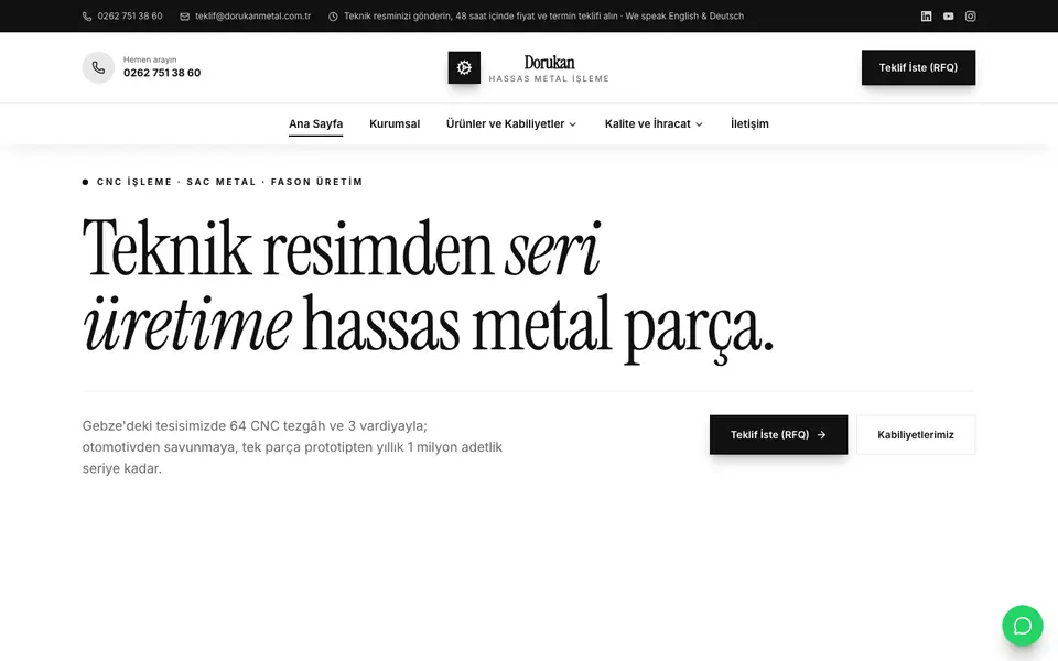 Fabrika & Üretim · Gazete şablonu