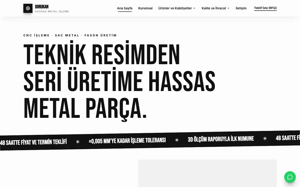 Fabrika & Üretim · Poster şablonu