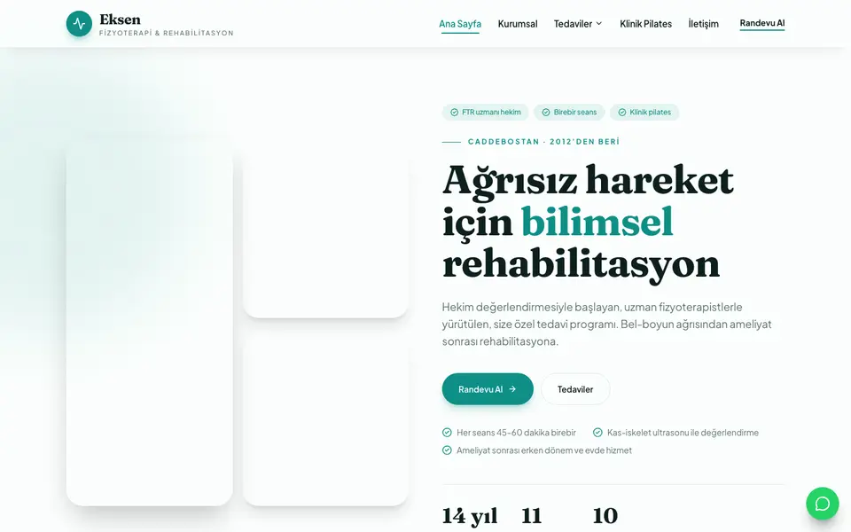 Fizik Tedavi · Doğal şablonu