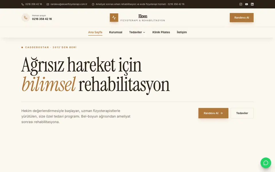 Fizik Tedavi · Gazete şablonu