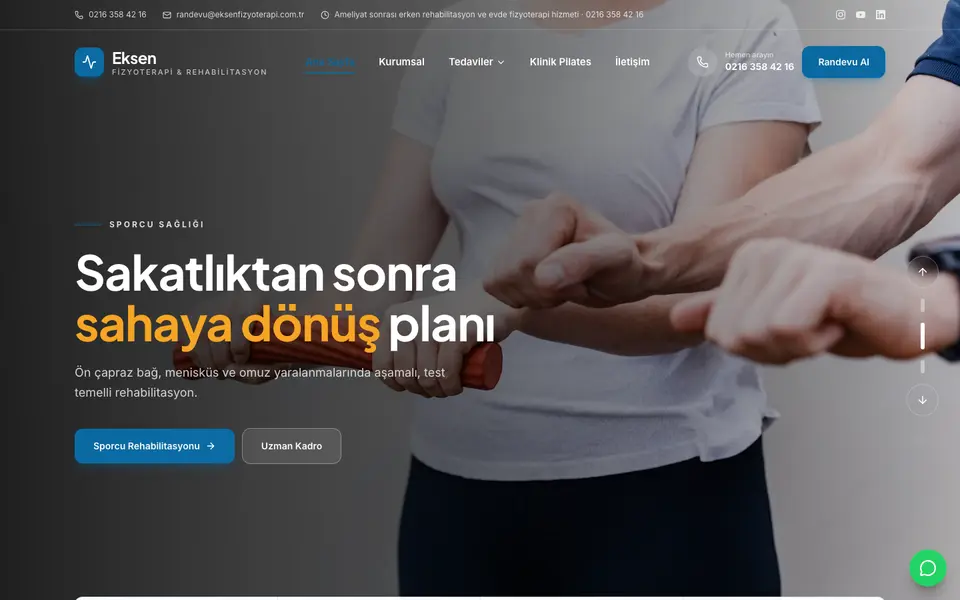 Fizik Tedavi · Klasik şablonu