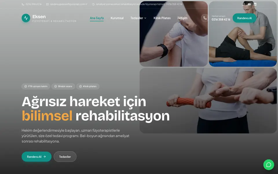 Fizik Tedavi · Mozaik şablonu