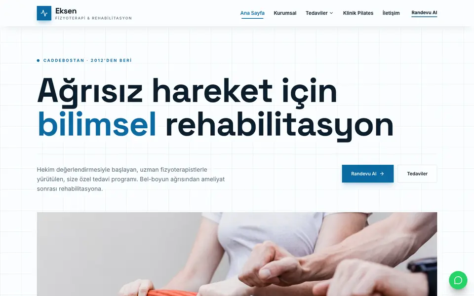 Fizik Tedavi · Teknik şablonu