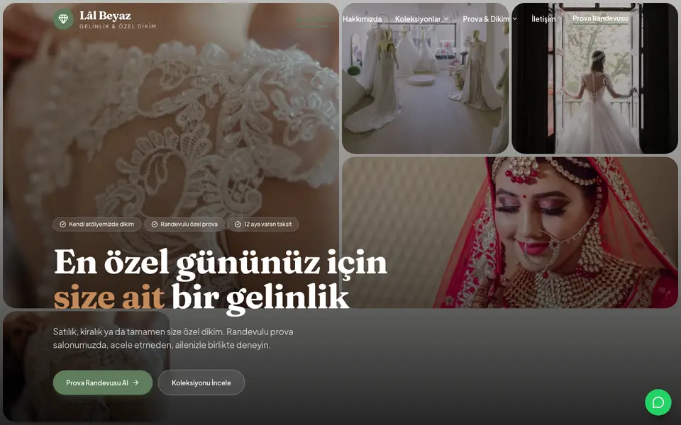 Gelinlik · Bahar şablonu