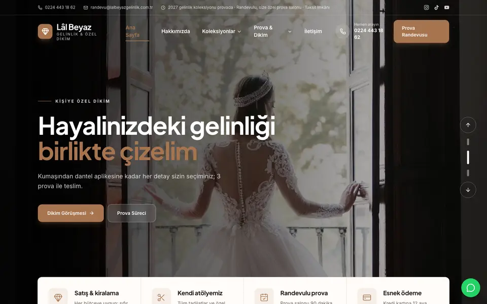 Gelinlik · Klasik şablonu