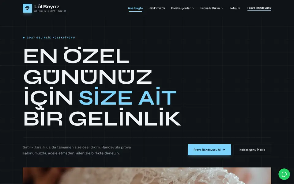 Gelinlik · Monokrom şablonu