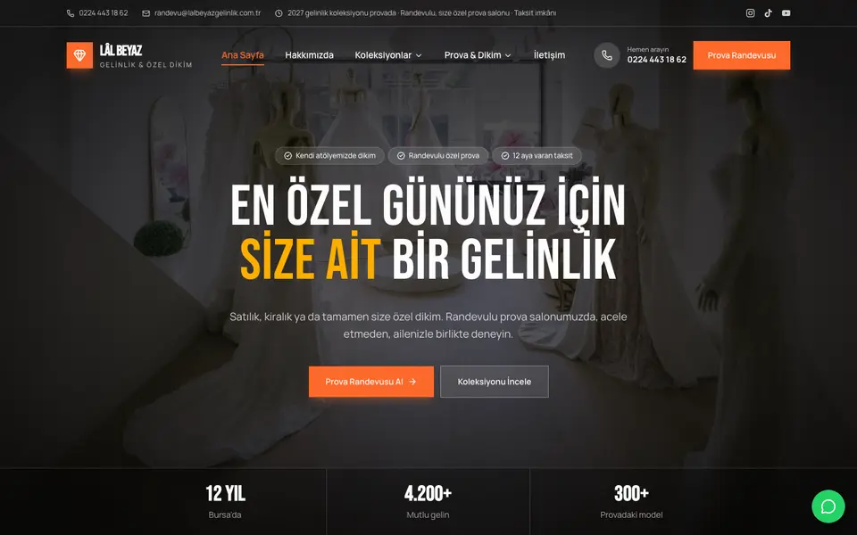 Gelinlik · Sinema şablonu