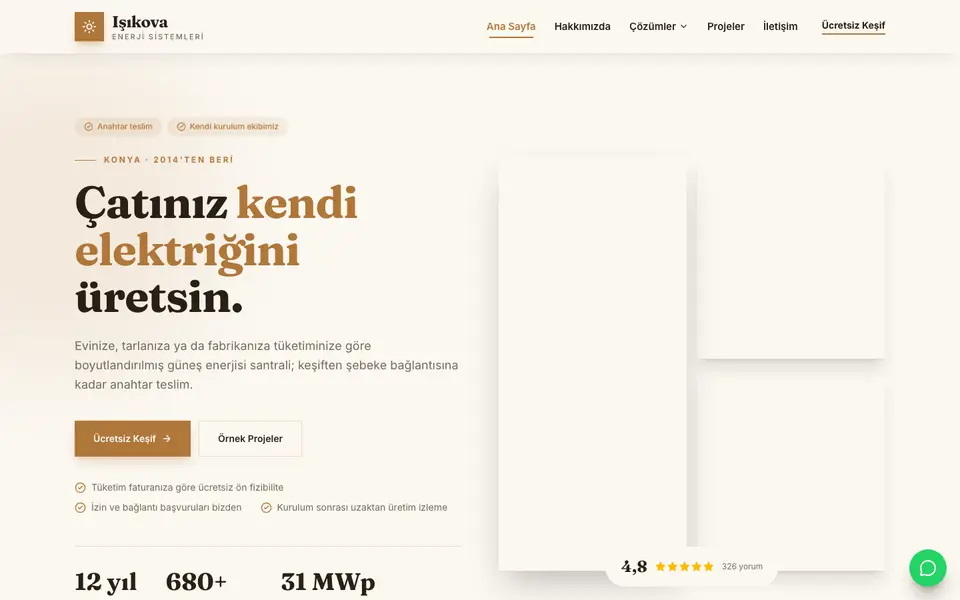 Güneş Enerjisi · Atölye şablonu