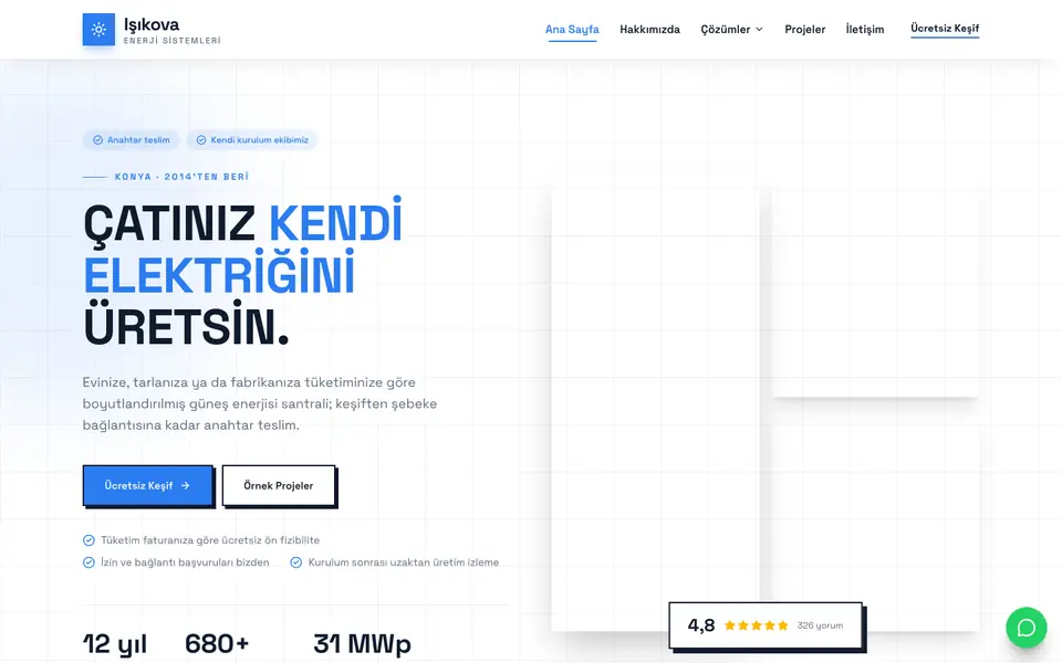 Güneş Enerjisi · Brutal şablonu