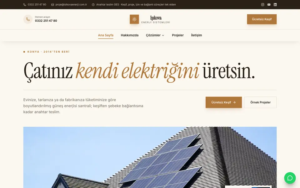 Güneş Enerjisi · Gazete şablonu