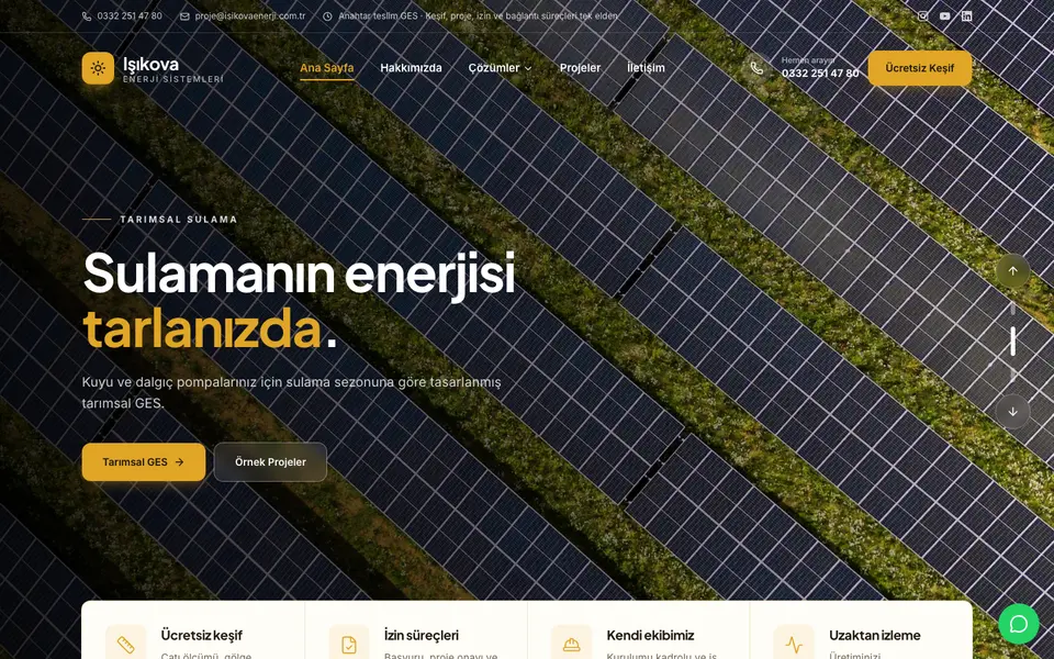 Güneş Enerjisi · Klasik şablonu