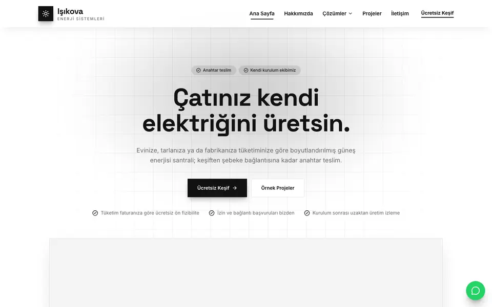 Güneş Enerjisi · Minimal şablonu