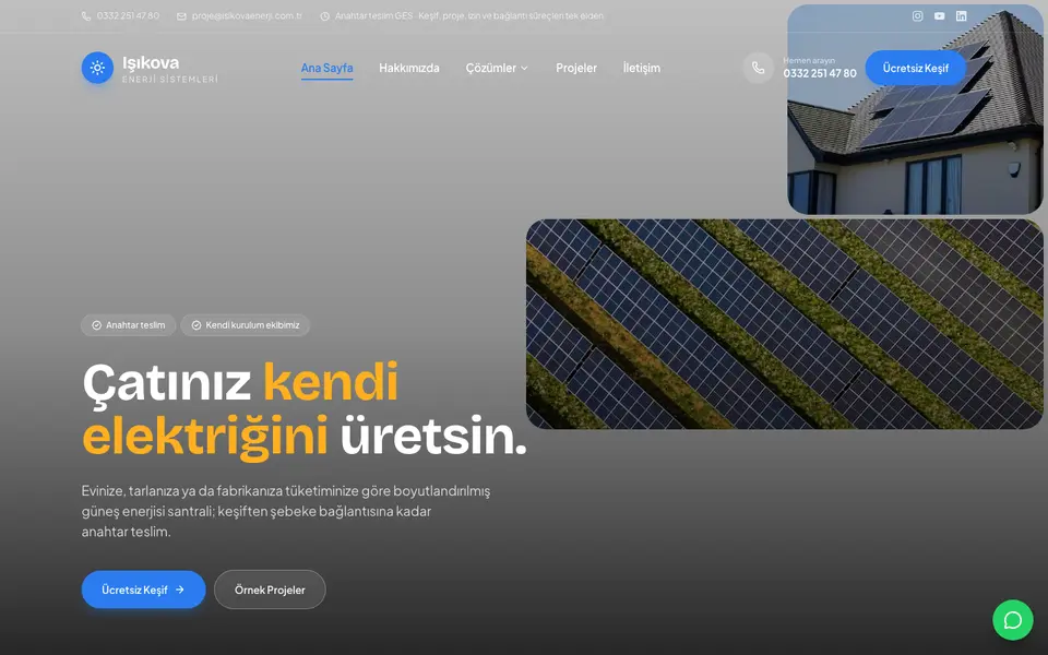 Güneş Enerjisi · Mozaik şablonu