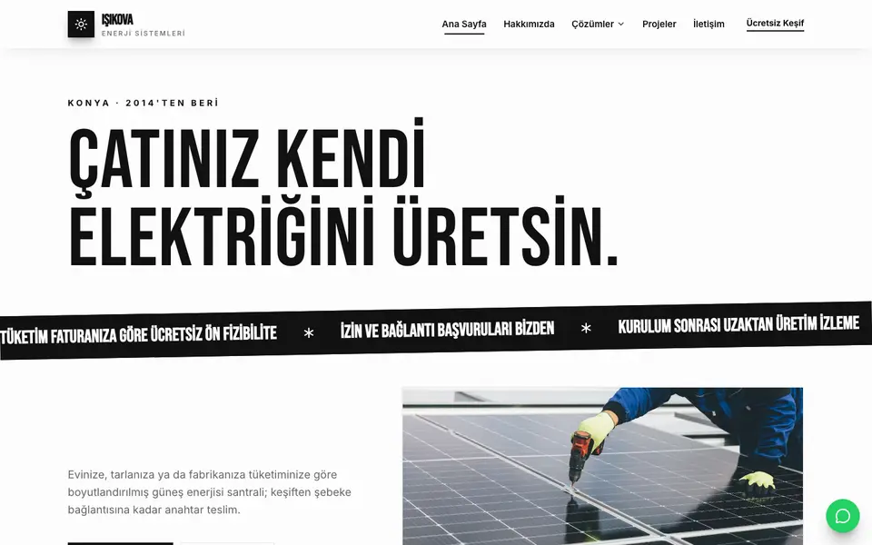 Güneş Enerjisi · Poster şablonu