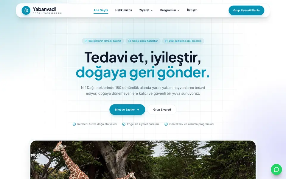 Hayvanat Bahçesi & Rehabilitasyon · Kristal şablonu