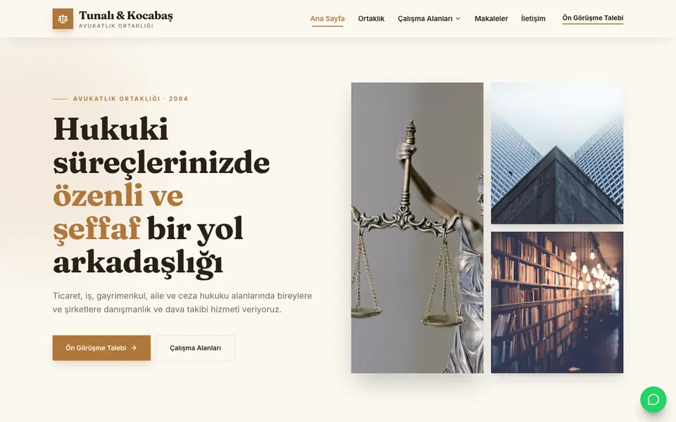 Hukuk Bürosu · Atölye şablonu