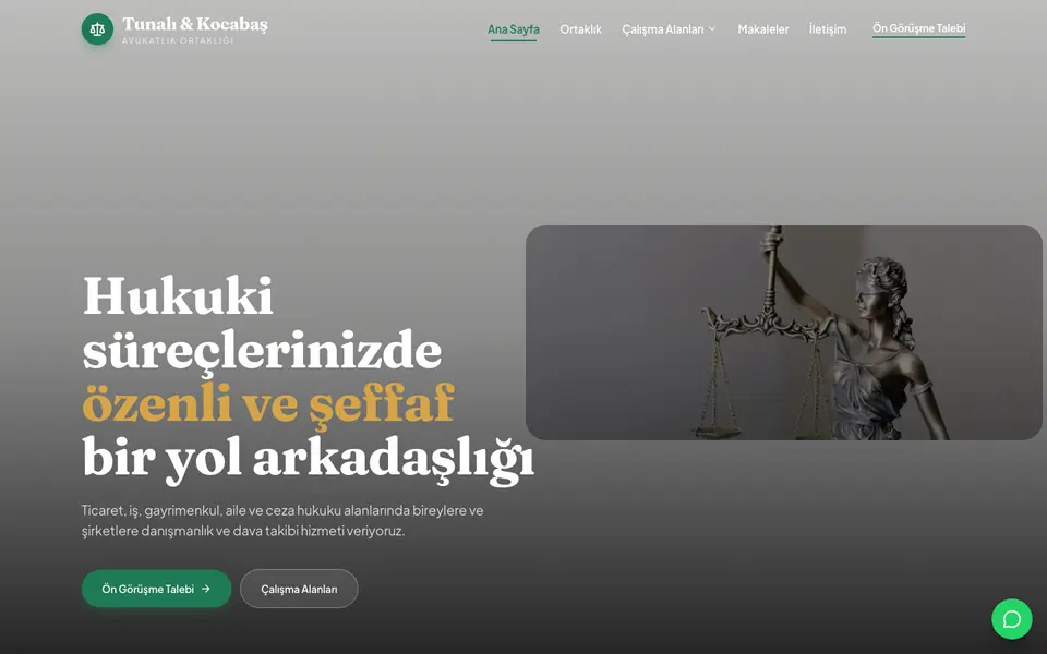 Hukuk Bürosu · Bahar şablonu
