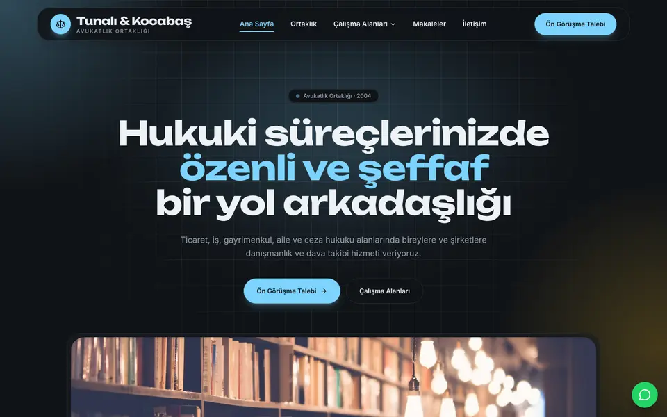 Hukuk Bürosu · Cam şablonu