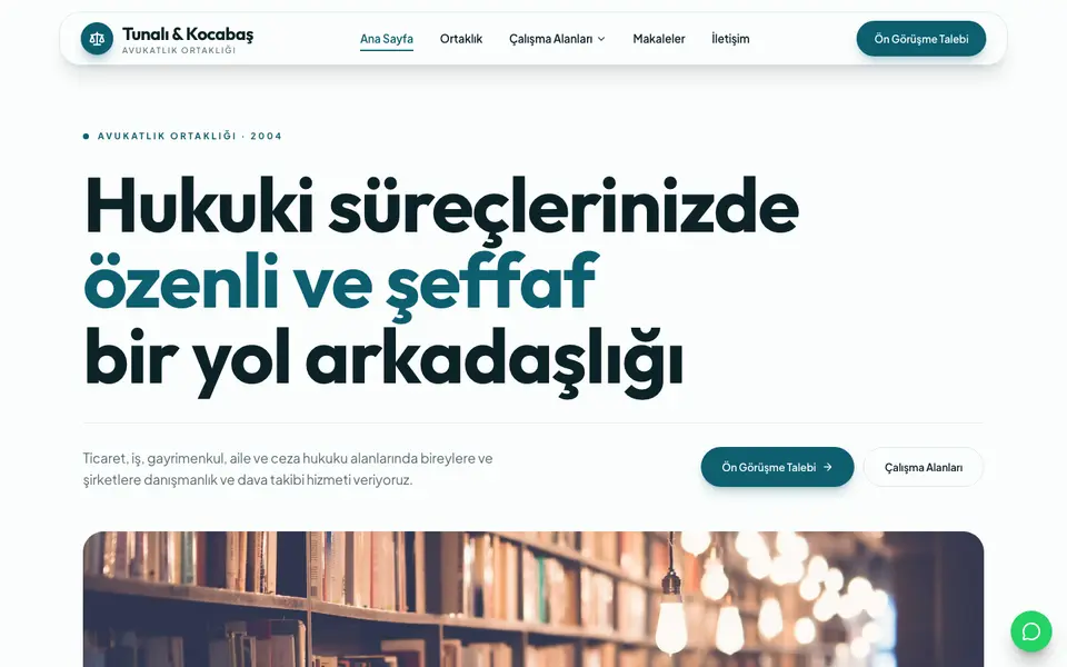 Hukuk Bürosu · Canlı şablonu