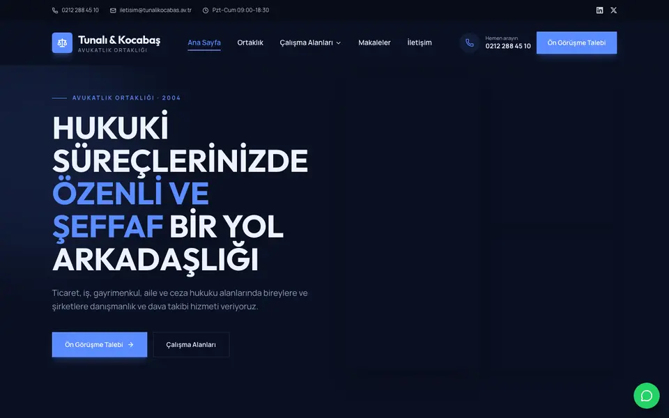 Hukuk Bürosu · Cesur şablonu