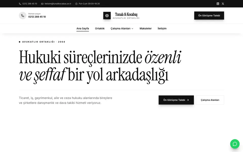 Hukuk Bürosu · Gazete şablonu