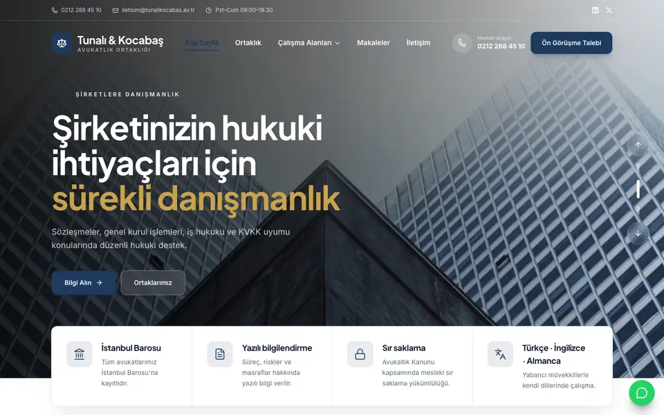 Hukuk Bürosu · Klasik şablonu