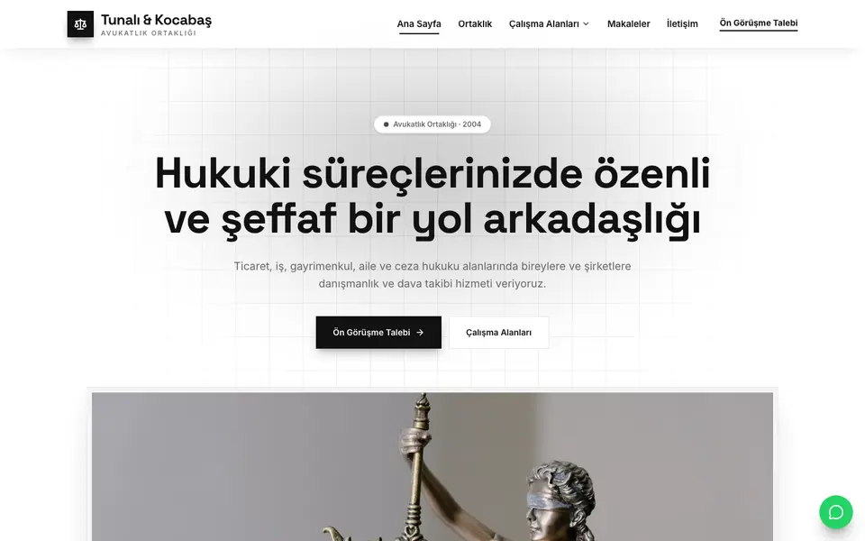 Hukuk Bürosu · Minimal şablonu