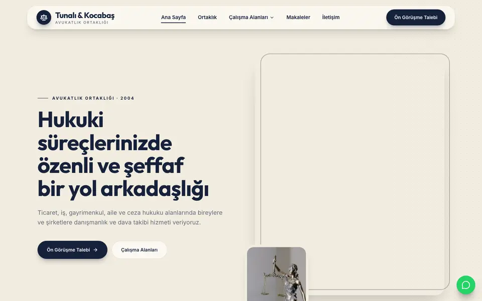 Hukuk Bürosu · Modern şablonu
