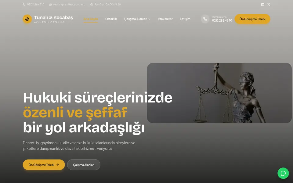 Hukuk Bürosu · Mozaik şablonu