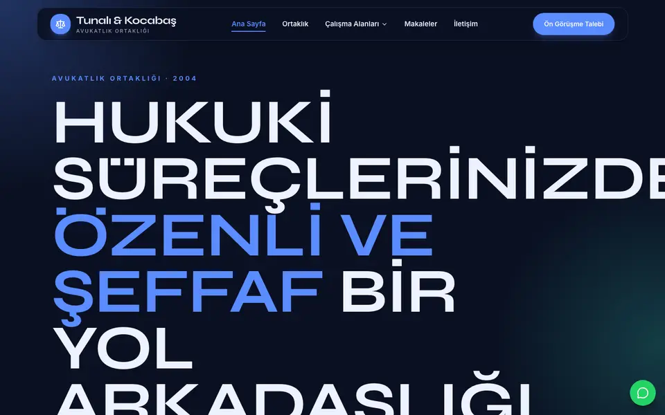 Hukuk Bürosu · Neon şablonu