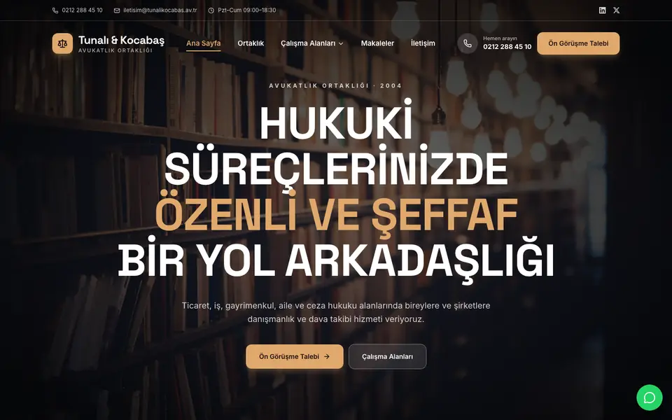 Hukuk Bürosu · Sahne şablonu